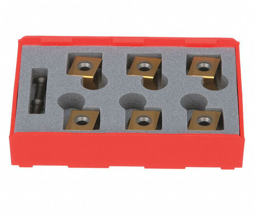 RIDGID 48873 6 Inserts Pack for B-500 Pipe Beveller with Anti-Seize Grease, 2 Screws and Case - My Tool Store