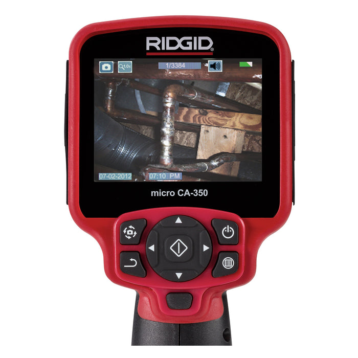 RIDGID 55898 Micro CA-350 Inspection Camera, 3.5" Monitor Size