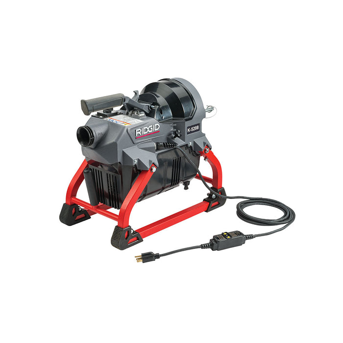 RIDGID 62378 K-5208, 115V 60Hz Sectional Drain Cleaner w/C-11 in Cable Carrier