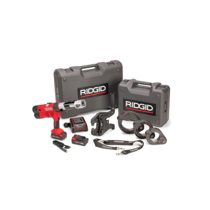 Ridgid 65478 RP 342-XL Battery Kit with Z3 Actuator and 2-1/2" - 4" MP XL Rings