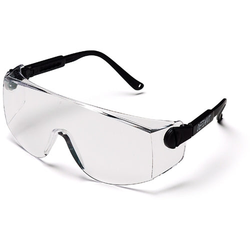 Pyramex SB1010S Defiant Eyewear Clear Lens Safety Glasses with Black Temples - My Tool Store