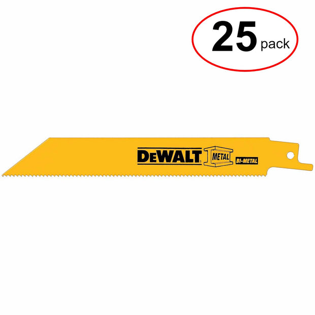 DeWalt DW4808B 6" Straight Back 14 TPI (BULK) - (25Pack)