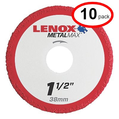 Lenox 1972914 MetalMax Diamond Cutoff Wheel 1.5" x 3/8" - (10Pack)