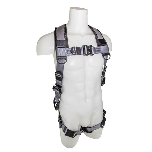 Safewaze SW-6211-M/L (PCS) Full Body Harness Med/Lg W 3 D-Rings, Lanyard Rings & Sub Pelvic Cover - My Tool Store