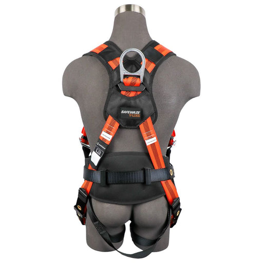 Safewaze FS99160-E-XL V-Line Construction Harness: 3D, Mb Chest, Tb Legs - My Tool Store