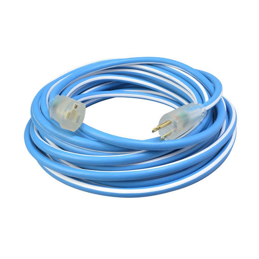 Southwire 1438SW0061 14/3 50' SJEOW Blue/White Cold Supreme Extension Cord - My Tool Store