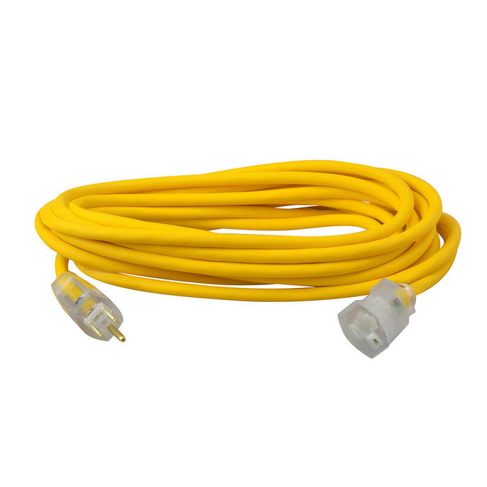 Southwire 1487SW0002 14/3 25' SJEOW Yellow Polar/Solar Extension Cord - My Tool Store