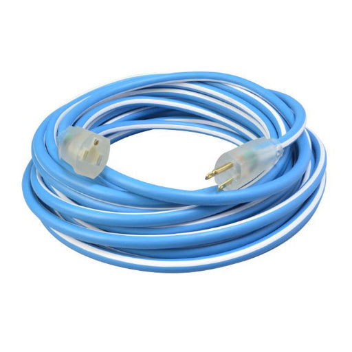 Southwire 1638SW0061 12/3 50' SJEOW BLUE/White Cold Supreme Extension Cord - My Tool Store
