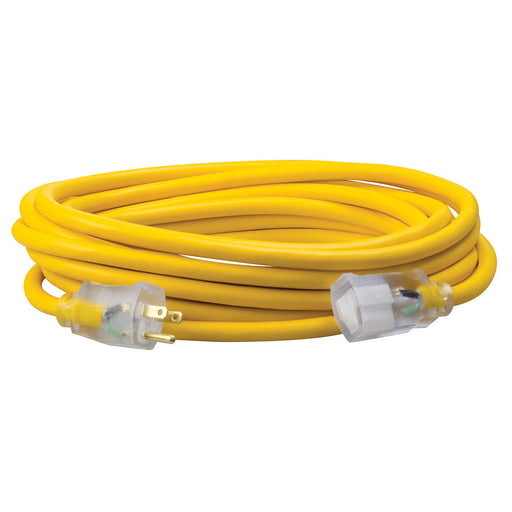 Southwire 1687SW0002 12/3 25' SJEOOW Yellow Polar/Solar Extension Cord - My Tool Store