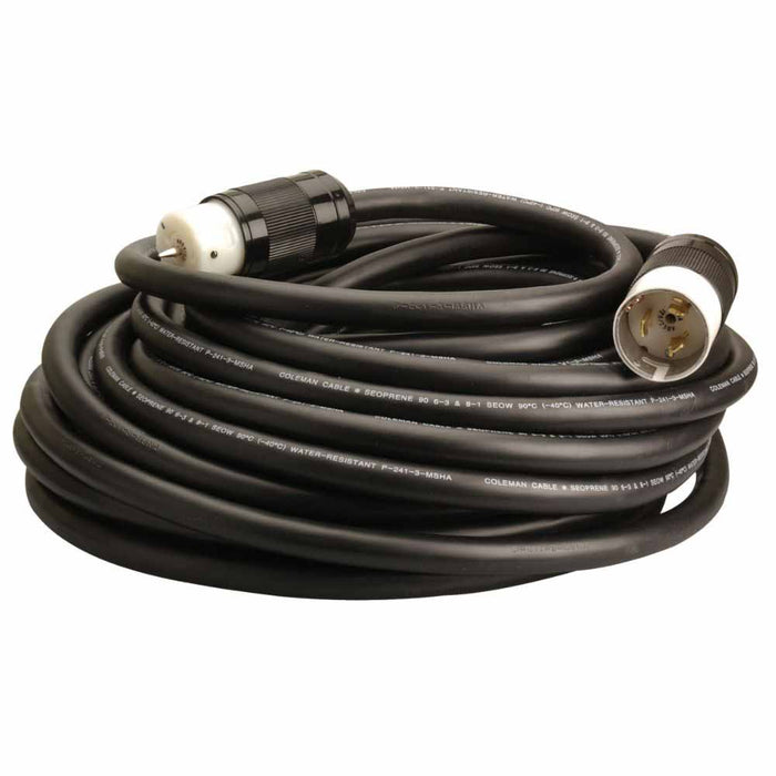 Southwire 19380008 50' SEOW Temp Power Extension Cord 50 AMP Twist Lock 6/3 & 8/1 (019380008)