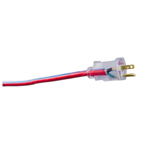 Southwire 2548SWUSA1 12/3 50' SJTW Red/White/Blue Extension Cord W/Lighted Ends - My Tool Store
