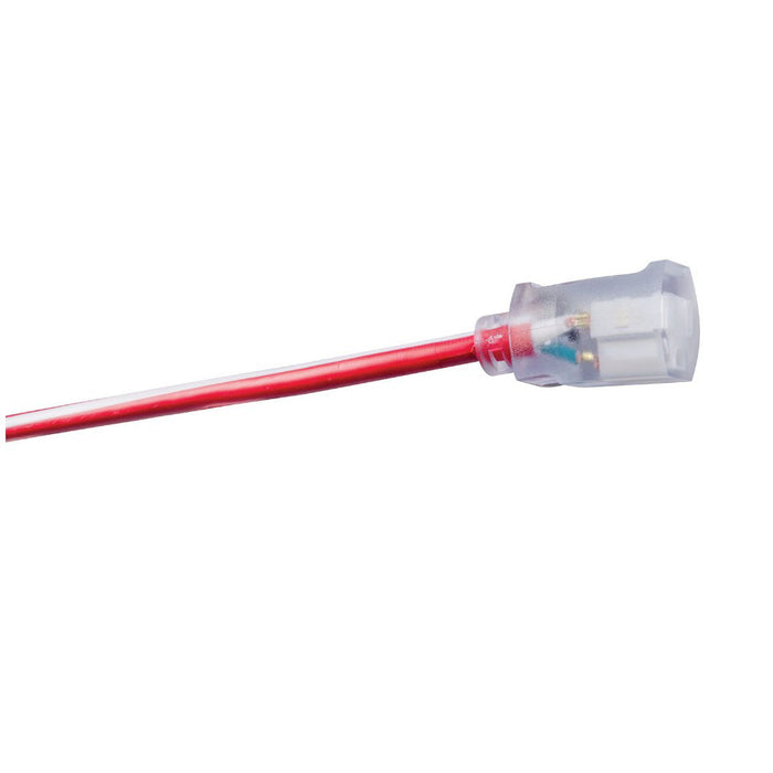 Southwire 2548SWUSA1 12/3 50' SJTW Red/White/Blue Extension Cord W/Lighted Ends - My Tool Store