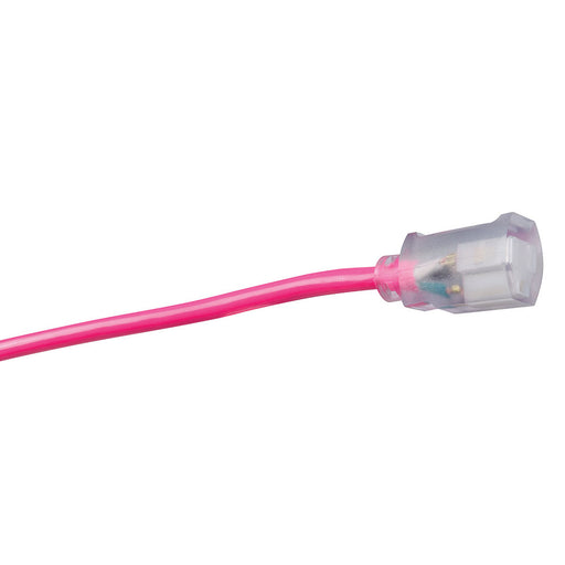 Southwire 2579SW000A 12/3 100' SJTW Cool Pink with Lighted Ends - My Tool Store
