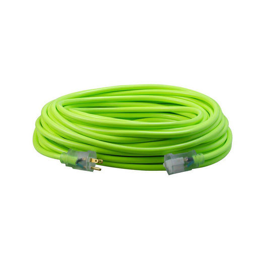 Southwire 2579SW000X 100 Ft. Cool Green Extension Cord Lighted End - My Tool Store