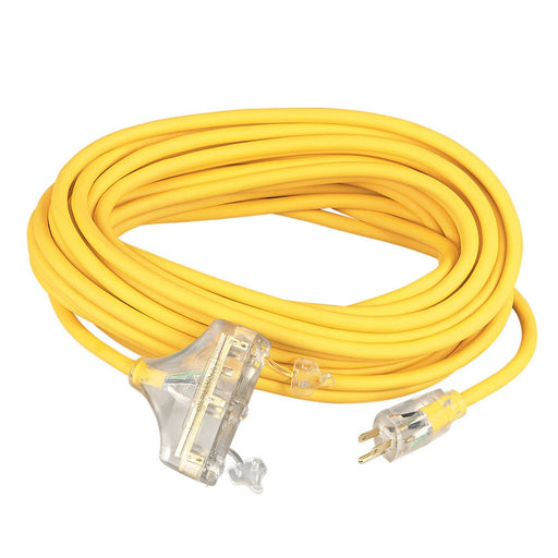 Southwire 3488SW0002 12/3 50' SJEOOW Yellow Polar/Solar Trisource Extension Cord - My Tool Store