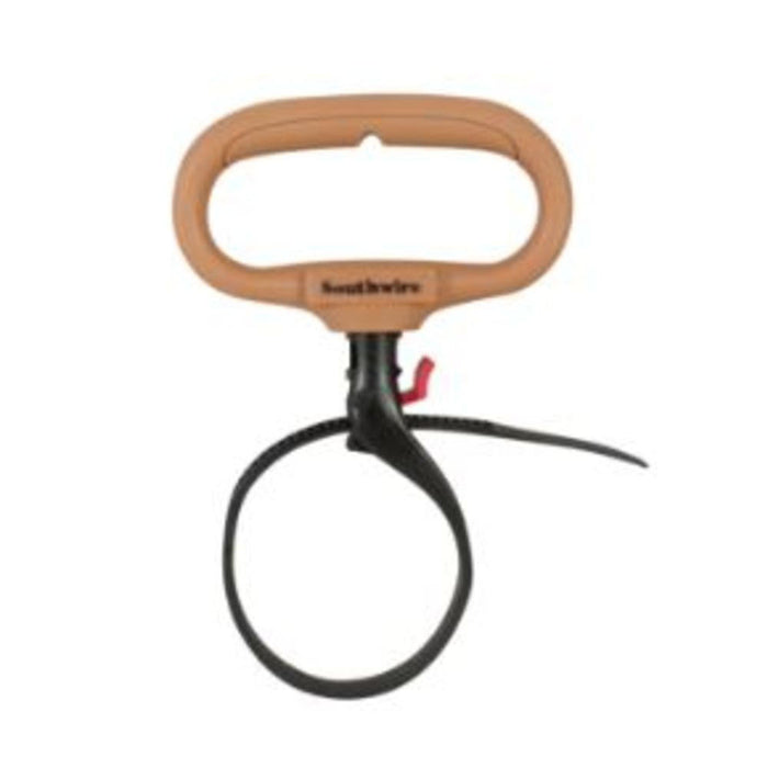 Southwire CLPT04 4" Adjustable Heavy Duty Clamp Tie with Rotating Handle, Brown