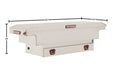 Weather Guard 137-0-03 Model 137-0-03 Saddle Box, Aluminum, Compact Deep, Clear, 8.0 Cu. Ft. - My Tool Store