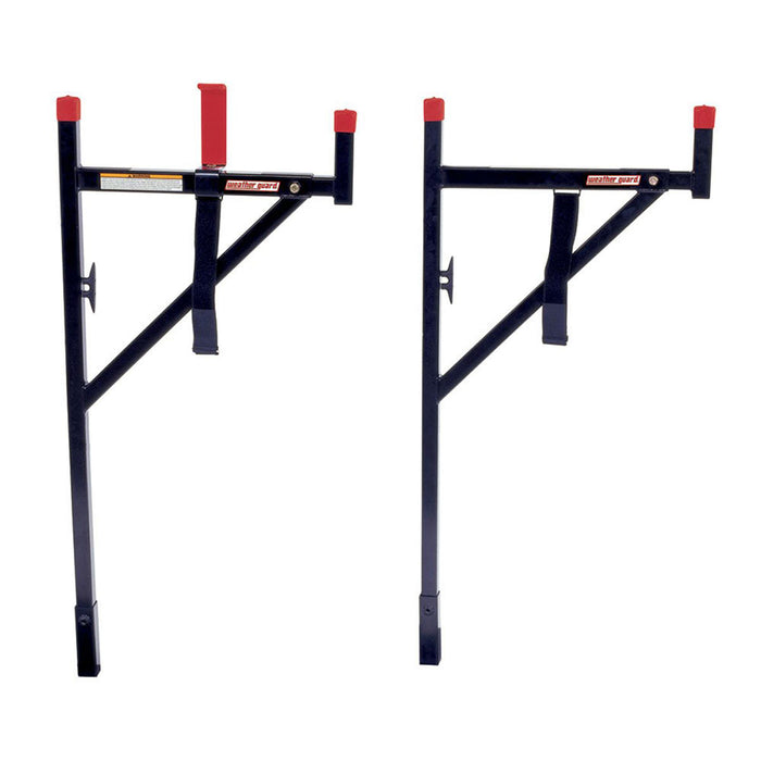 Weather Guard 1450 WEEKENDER Black Steel Horizontal Ladder Rack, 52.5" x 4-1/16" x 19"-36"