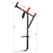 Weather Guard 1475 WEEKENDER Black Steel Angular Ladder Rack, 63.25" x 63.25" x 26-36" - My Tool Store
