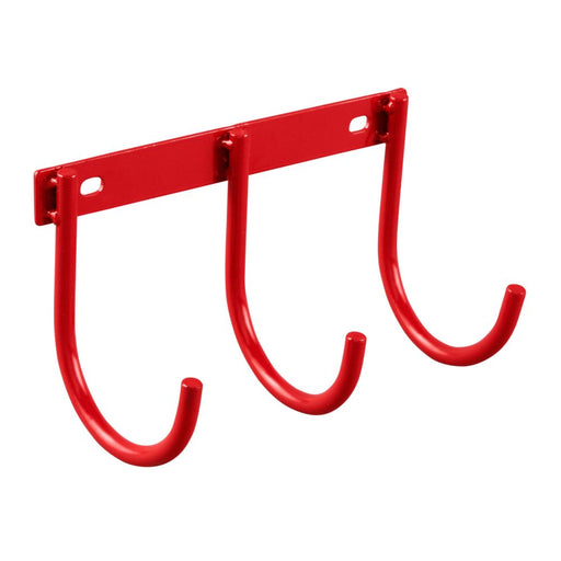 Weather Guard 9893-7-01 Bright Red Three Hook Cord Tool Holder, 8" x 9" x 4.5" - My Tool Store