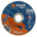 Weiler 58020 4-1/2" x .045" Tiger Zirc Type 27 Thin Cutting Wheel,  Z60T, 7/8" A.H. - My Tool Store