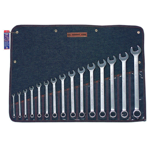 Wright Tool 715 15 Piece 12 Point Combination Wrench Set 5/16" - 1-1/4" - My Tool Store