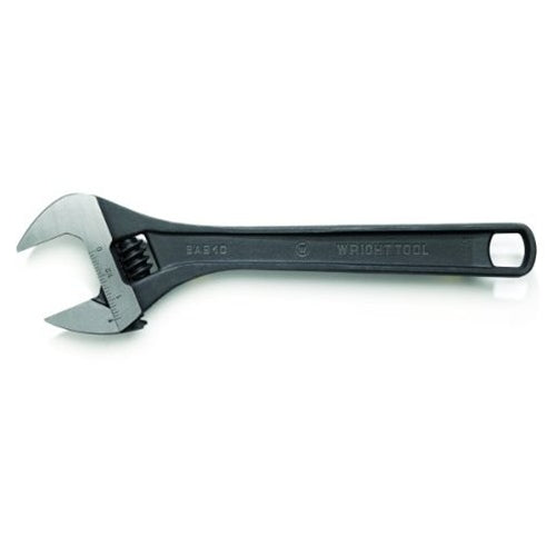 Wright Tool 9AB10 10" Adjustable Wrench, Black