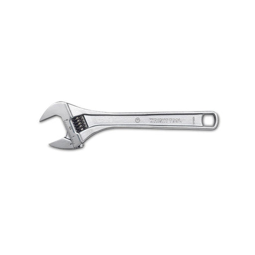 Wright Tool 9AC08 Adjustable Wrench Maximum Capacity 1-1/8" Chrome - 8" - My Tool Store