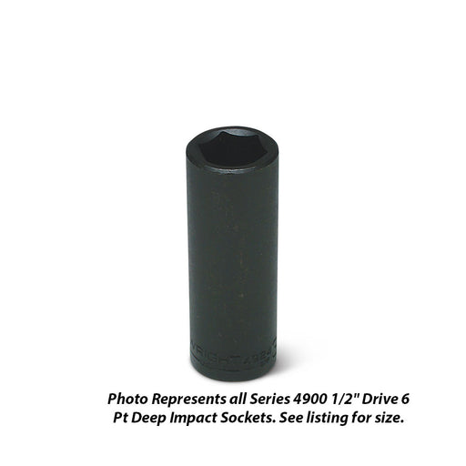 Wright Tool 4912 1/2" Drive 6 Point Deep Impact Socket 3/8" - My Tool Store