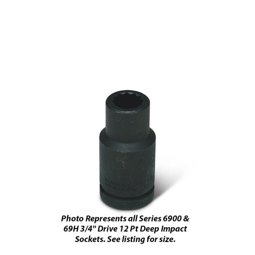 Wright Tool 6974 3/4" Drive 12 Point Deep Impact Socket 3/4" - My Tool Store