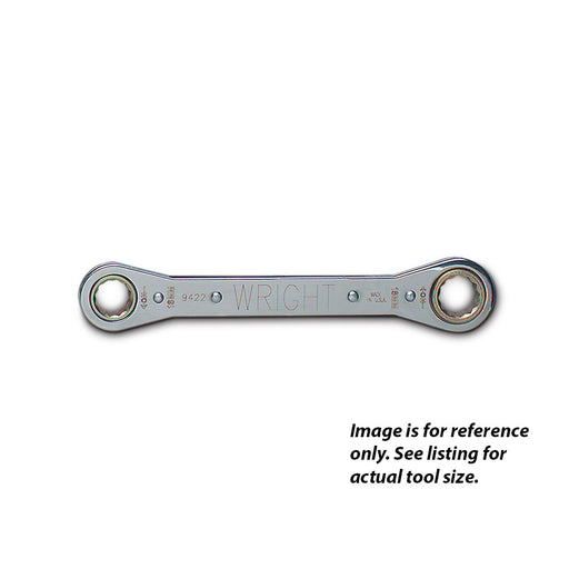 Wright Tool 9416 Ratcheting End Laminated Wrench 12 Point - 7mm x 8mm - My Tool Store