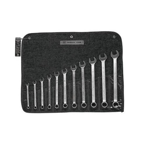 Wright Tool 711 11 Piece Combination Wrench Set 3/8" - 1" 12 Point - My Tool Store