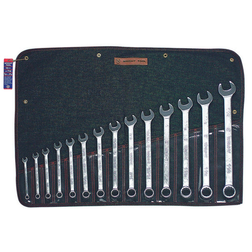 Wright Tool 714 14 Piece Combination Wrench Set 3/8" - 1-1/4" 12 Point - My Tool Store